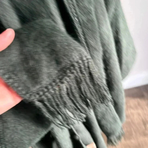 Alpaca Camaago Womens Unlined Woven Alpaca Cape Charcoal Grey Size OSFM - Picture 9 of 13